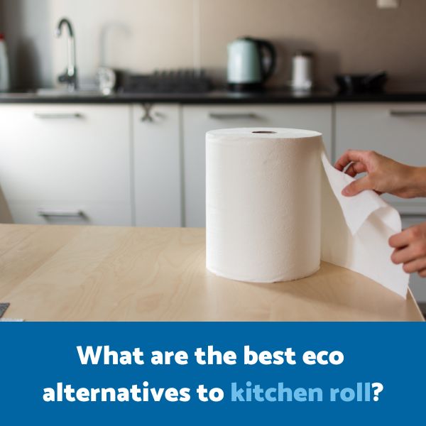 What are the best eco alternatives to kitchen roll or paper towels